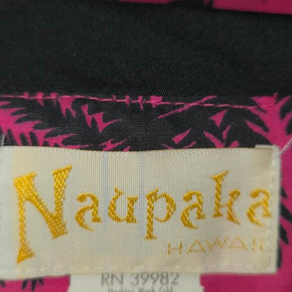 Vtg Naupaka Hawaii Size 7 Dress Off Shoulder Collar Aloha Vacation Beach Luau - Picture 2 of 15